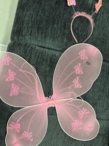 Pink Butterfly Wings Set