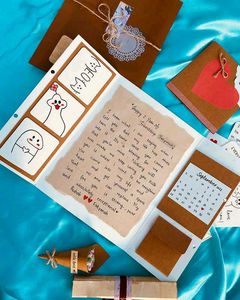 Handmade &#34;Happy Friendsary&#34; Card Set
