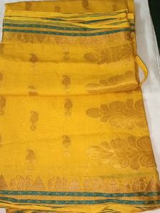 Gorgeous Yellow Saree