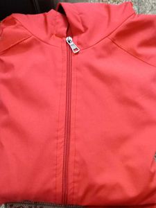 Red Zip-Up Jacket