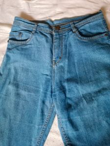 Blue Baggy Jeans