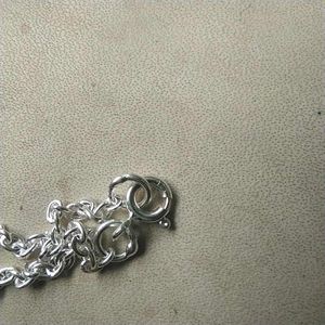 925 Pure Silver Ruby Pendant Necklace