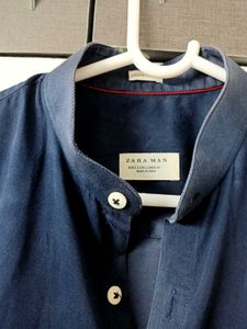 ZARA MAN BLUE HALF SLEEVE Casual Shirt