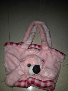 Cute Pink Bear Handbag