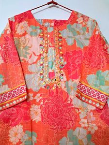 Embroidered Sharara Set