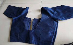 Elegant Navy Blue Blouse