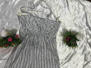 Striped Wide-Leg Jumpsuit