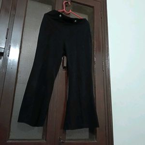 Black Flared Trousers