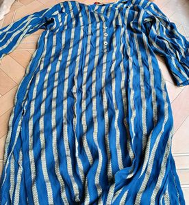 Striped Blue Kurta