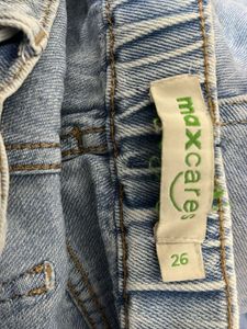 Ripped Denim Joggers