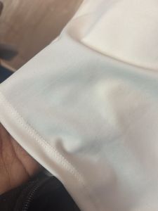 White Square Neck Tank Top