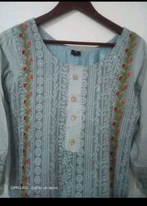 Partywear Pakistani Suit With Organza Dupatta