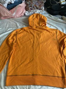 Orange Zip-Up Hoodie