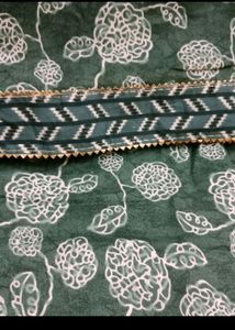 Mix Cotton Suit With Duptta