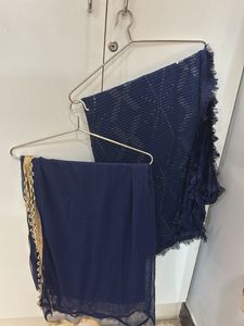 Elegant Blue Dupatta