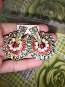 Pink Earring