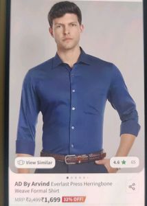 Men&#39;s Formal Blue Shirt