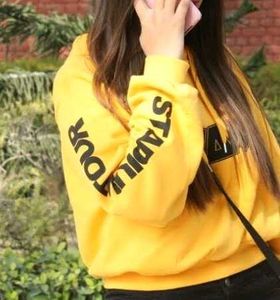 Stylish Yellow  Justin Bieber Hoodie