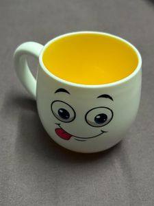 Cute Coffee Mug Duo | Emoji + Happy Bday