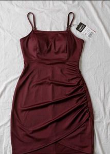 With Tag Bodycon Mini Dress