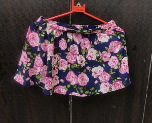 Floral Mini Skort By FOREVER 21