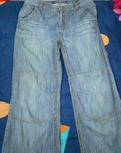 Light Wash Wide Leg Jeans