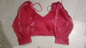 Red Padded Blouse