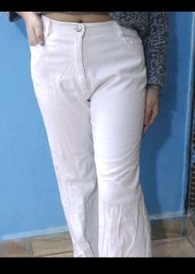 White Straight Jeans Women