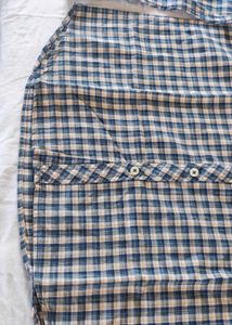Men&#39;s Blue &amp; White Checkered Shirt
