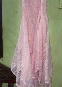 Pink Lace Sundress
