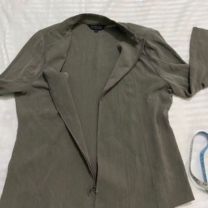 Vintage Zip-Up Top Or Blazer(NOT FADED)