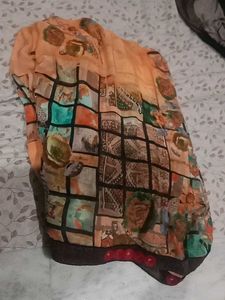 Elegant Printed Saree newly