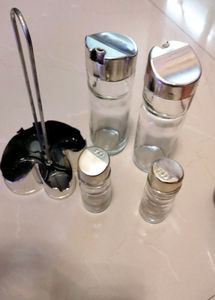 Glass Bottles With Stand Holder