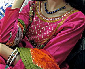 Pink Embroidered Kurta Set