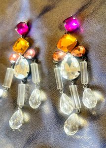 Colourful  Gem Earrings