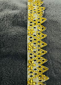 Gold Colour Border Lace