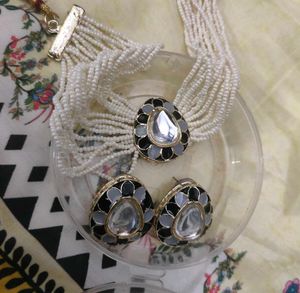 Jewellery Set. Choker Set With Neck Piece &amp; Earing