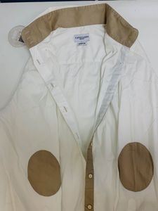 Unique Elbow Patch Button-Up