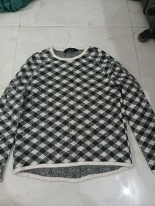 Patterned Knit Sweater