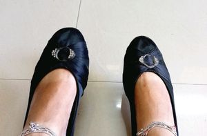 Party Wear/ Casual Shining Shoes Black