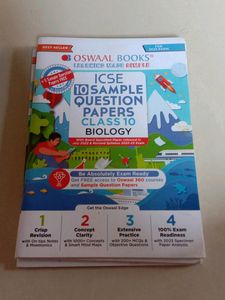 Oswaal Icse Question Papers For PCMB 10th Std