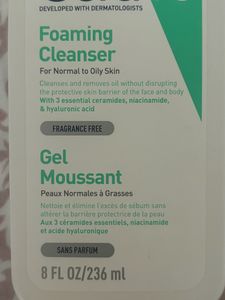 cera ve foaming cleanser