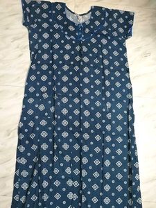 Blue Printed Nighty