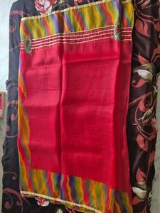 Striped Gota Patti Saree