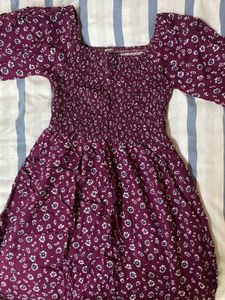 Floral Print Mini Dress