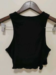 Cute Black Crop Top