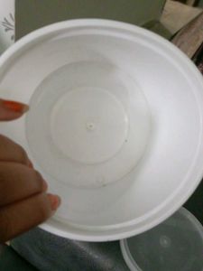 White Useful Container New With Lid