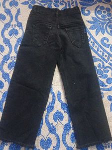 Black Straight Leg Jeans
