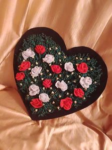 Heart-shaped Floral Wall Art