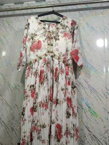 Georgette women log gown